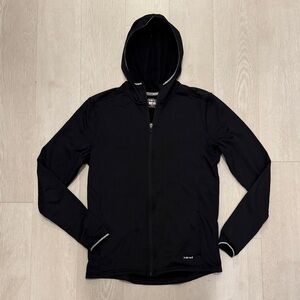 Men's Hind Black Hooded Running Jacket Small